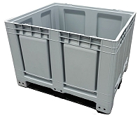 Plastový BIGBOX Champion 1200x1000x790 mm, plné stěny, 3 ližiny
