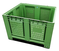 Plastový BIGBOX Champion 1200x1000x790 mm, perforovaný, 3 ližiny Plastový BIGBOX Champion 1200x1000x790 mm, perforovaný, 3 ližiny