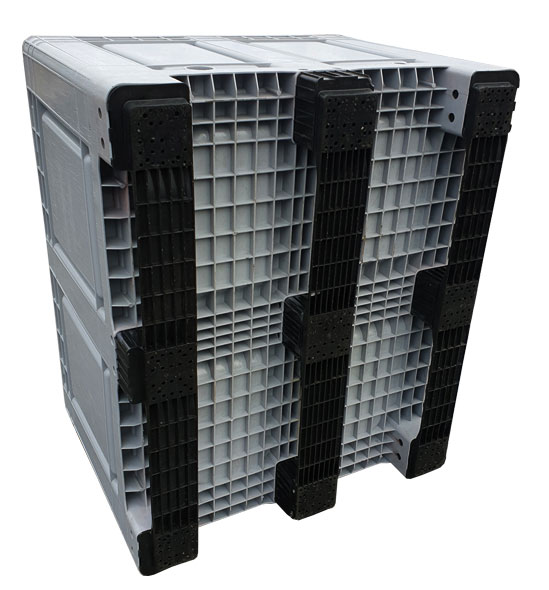 Plastový BIGBOX Champion 1200x1000x790 mm, plné stěny, 3 ližiny - Kliknutím na obrázek zavřete